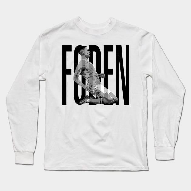 Phil Foden Long Sleeve T-Shirt by StoneSoccer